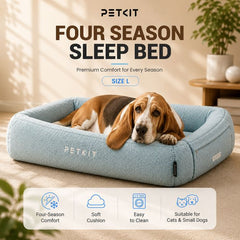 PETKIT Pet Bed Four Season Sleep Bed Large Pet Bed Tidak ada merek 