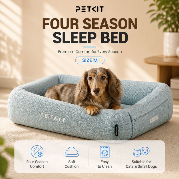 PETKIT Pet Bed Four Season Sleep Bed Medium Pet Bed Tidak ada merek 