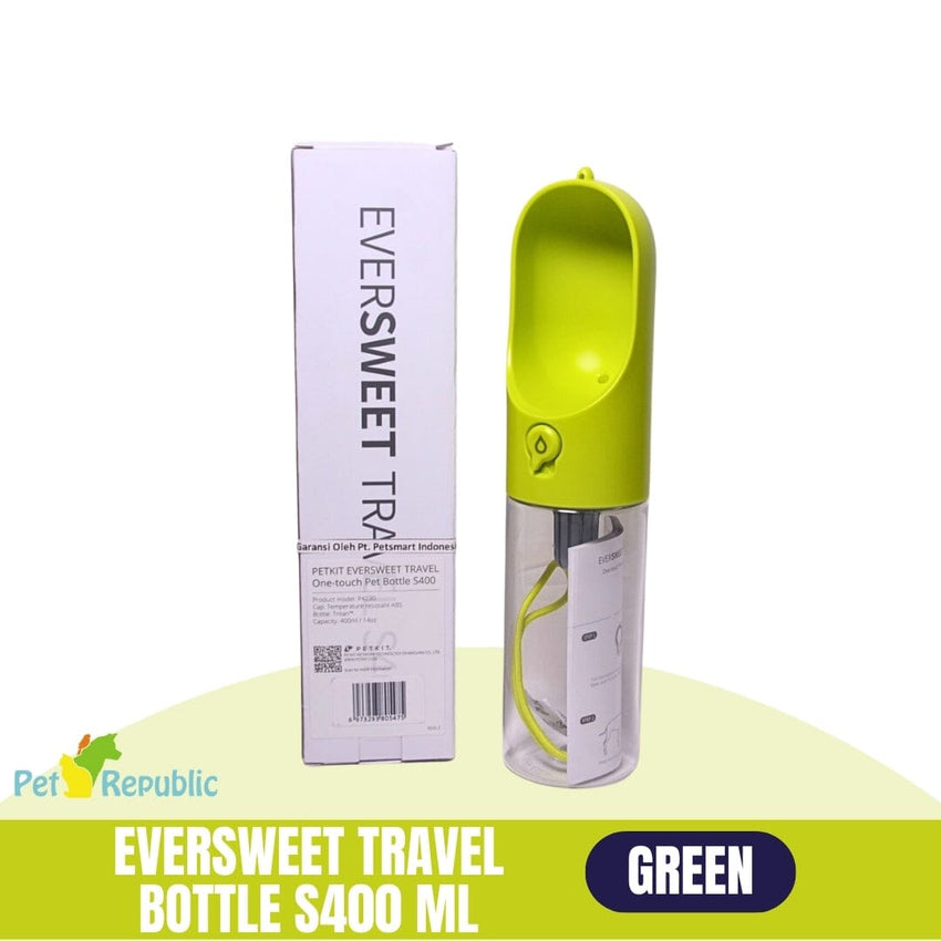 PETKIT S400 Botol Air Travel Drinking Bottle With Filter Green 400ml no type Tidak ada merek 