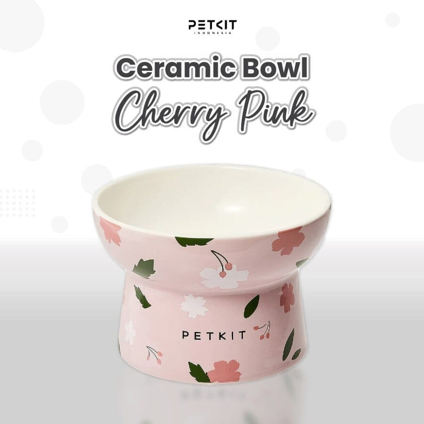 PETKIT Tempat Makan Ceramic Bowl Cherry Pink Hobi & Koleksi > Perawatan Hewan > Aksesoris Hewan Tidak ada merek 