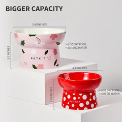 PETKIT Tempat Makan Ceramic Bowl Cherry Pink Hobi & Koleksi > Perawatan Hewan > Aksesoris Hewan Tidak ada merek 