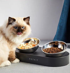PETKIT Tempat Makan Fresh Nano METAL Double Adjustable Feeding Bowl no type Tidak ada merek 