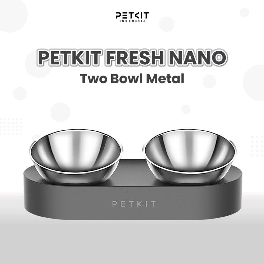 PETKIT Tempat Makan Fresh Nano METAL Double Adjustable Feeding Bowl no type Tidak ada merek 