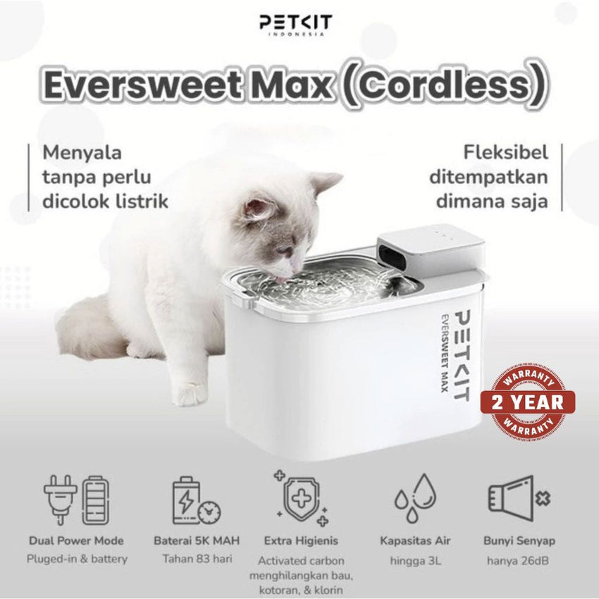 PETKIT Tempat Minum Eversweet Max Cordless no type Tidak ada merek 