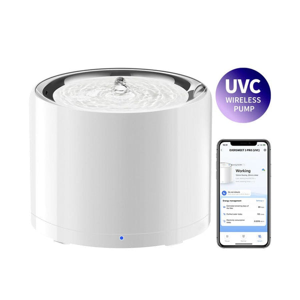 PETKIT Tempat Minum Smart Pet Drinking Eversweet 3 Pro UVC no type Tidak ada merek 