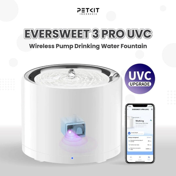 PETKIT Tempat Minum Smart Pet Drinking Eversweet 3 Pro UVC no type Tidak ada merek 