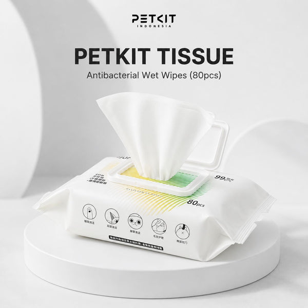 PETKIT Tissue Basah Antibacterial Wet Wipes 80pcs no type Tidak ada merek 