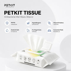 PETKIT Tissue Basah Antibacterial Wet Wipes 80pcs no type Tidak ada merek 