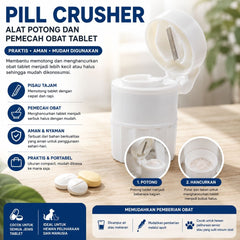 Pill Crusher Alat Potong Dan Pemecah Obat Tablet no type Tidak ada merek 
