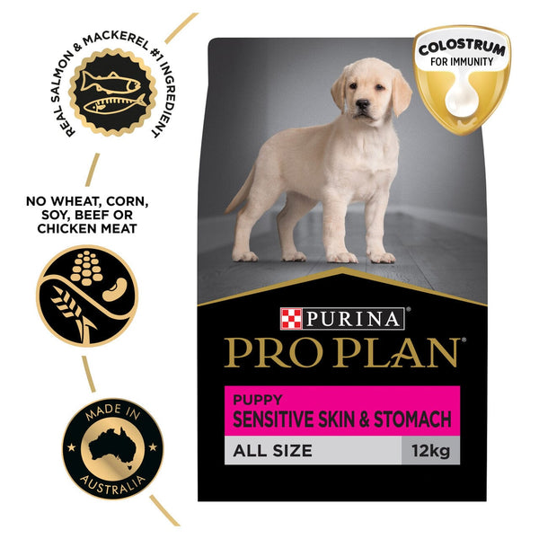 PROPLAN Sensitive Skin Stomach Puppy Dog All Size 12kg Dog Food Proplan 