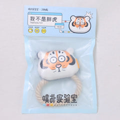 PURLAB Mainan Anjing Dog Toy Rope Tiger Big Eye no type Tidak ada merek 