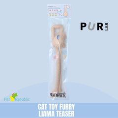 PURLAB Mainan Kucing Cat Teaser Zoo Series Furry Llama no type Tidak ada merek 
