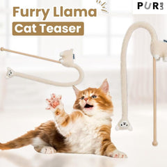 PURLAB Mainan Kucing Cat Teaser Zoo Series Furry Llama no type Tidak ada merek 