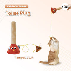 PURLAB Mainan Kucing Cat Toy Toilet Plug Teaser no type Tidak ada merek 