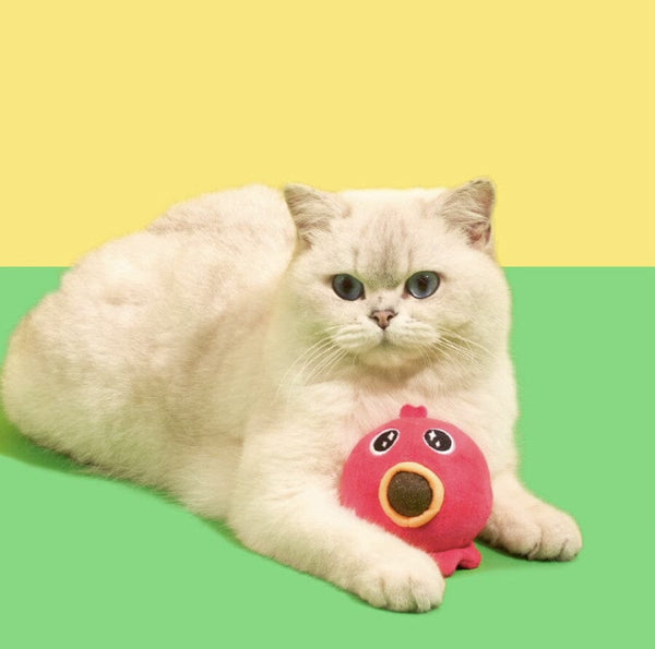 PURLAB Mainan Kucing Takoyaki Catnip 8cm Cat Toy Pur Lab 