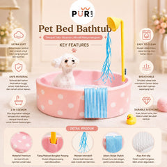 PURLAB Pet Bed Bathtub no type Tidak ada merek 