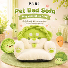 PURLAB Pet Bed Sofa Dog Vegetables Fairy Pet Bed NoBrand 
