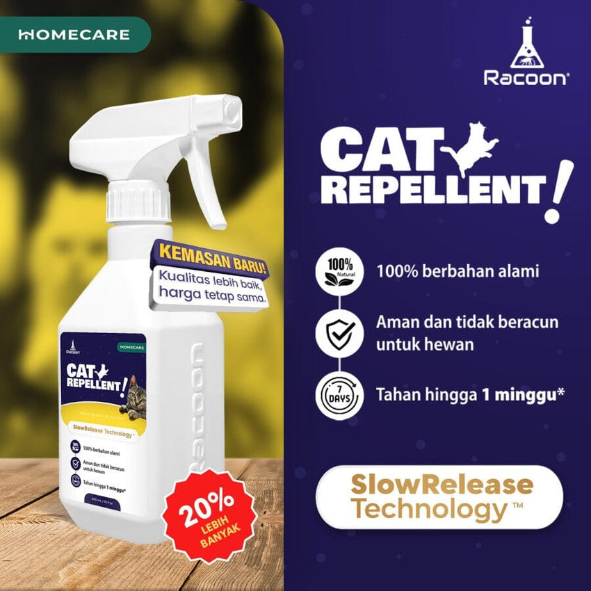 RACOON Anti Cakar Kucing Cat Repellent Spray 250ml no type Pet Republic Indonesia 