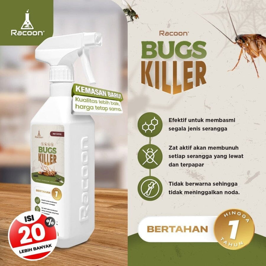 RACOON Bed Bugs Killer 500ml Sanitation Racoon 