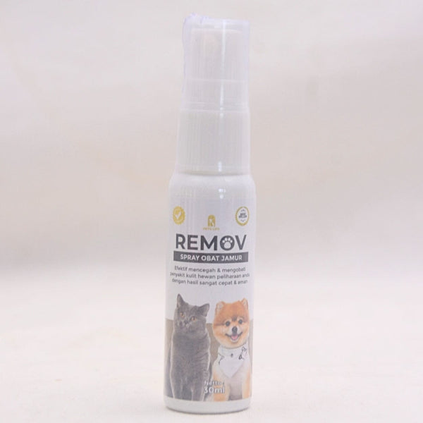 REMOV Obat Jamur Anjing Kucing Kelinci Spray Herbal 30ml Grooming Medicated Care Remov 