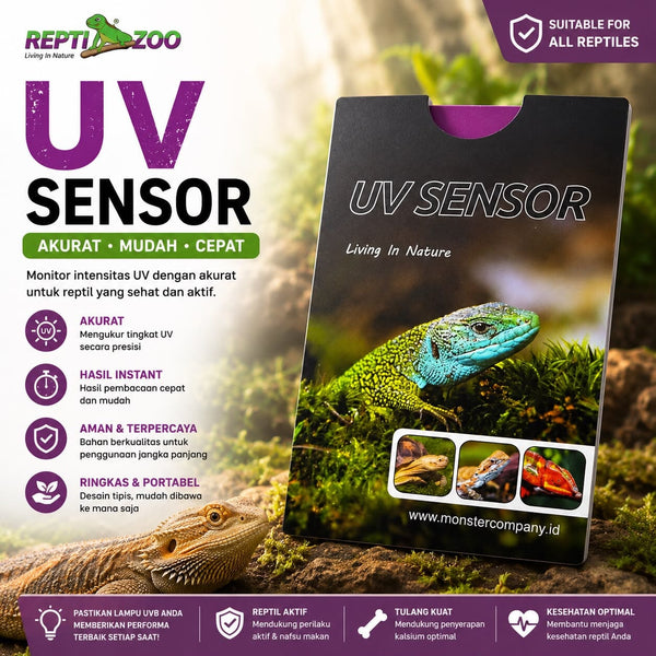 REPTIZOO Alat Baca UVB Card Sensor no type Tidak ada merek 