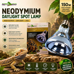 REPTIZOO Neodymium Daylight Spot Lamp 150w no type Tidak ada merek 