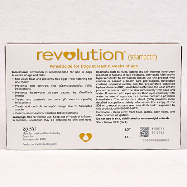 REVOLUTION Obat Kutu Anjing BROWN 0,50ml 1pcs no type Tidak ada merek 