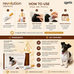 REVOLUTION Obat Kutu Anjing BROWN 0,50ml 1pcs no type Tidak ada merek 