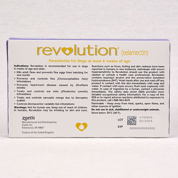 REVOLUTION Obat Kutu Anjing PURPLE 0,25ml 1pcs no type Tidak ada merek 