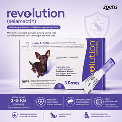 REVOLUTION Obat Kutu Anjing PURPLE 0,25ml 1pcs no type Tidak ada merek 