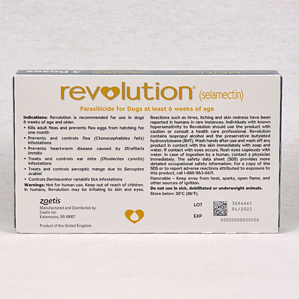 REVOLUTION Obat Kutu Anjing TEAL 2.0ml 1pcs no type Tidak ada merek 