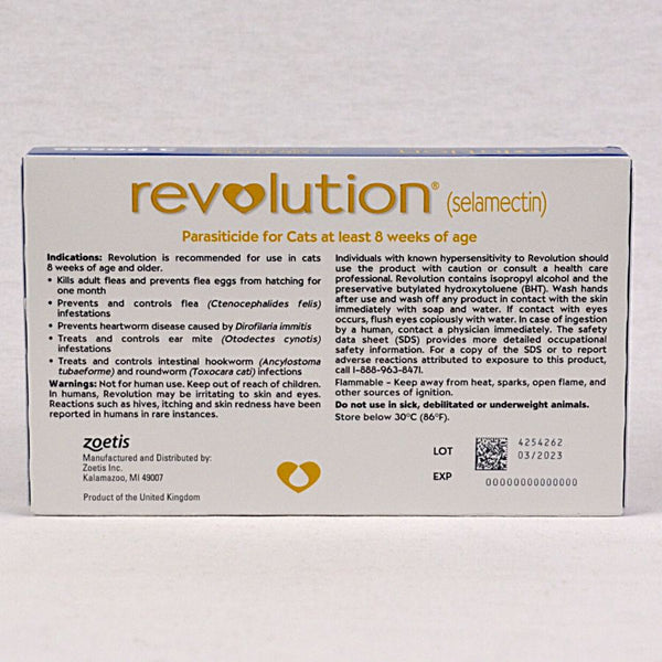 REVOLUTION Obat Kutu Kucing BLUE 0.75ml 1pcs no type Tidak ada merek 