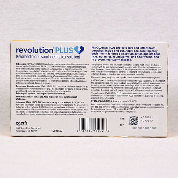 REVOLUTION Obat Kutu Kucing GOLD Plus 0,25ml 1pcs no type Tidak ada merek 