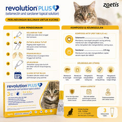 REVOLUTION Obat Kutu Kucing GOLD Plus 0,25ml 1pcs no type Tidak ada merek 