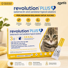 REVOLUTION Obat Kutu Kucing GOLD Plus 0,25ml 1pcs no type Tidak ada merek 