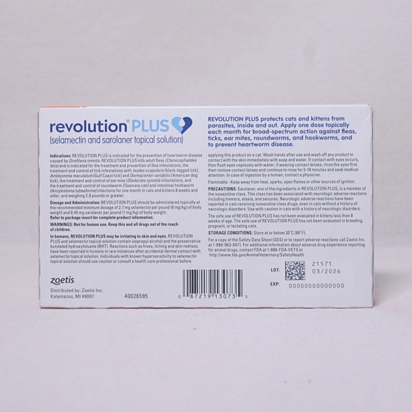 REVOLUTION Obat Kutu Kucing Plus 0,5ml ORANGE 1pcs no type Tidak ada merek 
