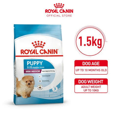 ROYALCANIN Makanan Anjing Mini Indoor Puppy 1.5kg no type Tidak ada merek 