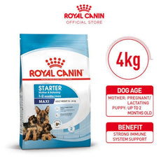 ROYALCANIN Makanan Anjing Mother Baby Dog Starter Maxi 4kg no type Tidak ada merek 