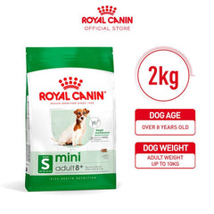ROYALCANIN Makanan Anjing Senior Mini Adult 8+ 2kg no type Tidak ada merek 