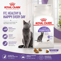 ROYALCANIN Makanan Kucing Cat Food Sterilised 37 2kg no type Tidak ada merek 