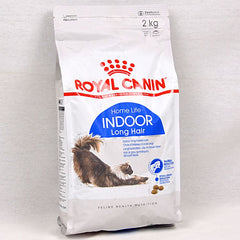 ROYALCANIN Makanan Kucing Feline Indoor LONG HAIR 2kg no type Tidak ada merek 