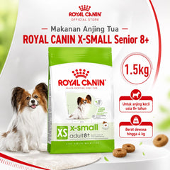 ROYALCANIN XSMALL Makanan Anjing Senior 8+ 1.5kg no type Tidak ada merek 