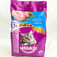 WHISKAS Makanan Kucing Dryfood 1+ Ocean Fish 1,2kg