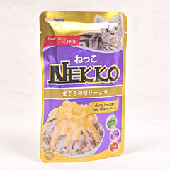 NEKKO Makanan Kucing Pet Food Tuna Whole Loin In Jelly Cheese 70g