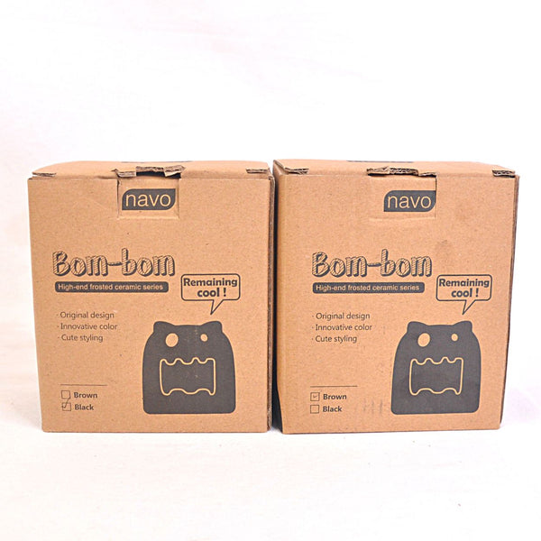 NAVO Rumah Hamster NV0323 Ceramic Hamster House Bom-Bom Black