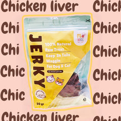 MONELPET Snack Anjing Chicken Liver Jerky 50gr