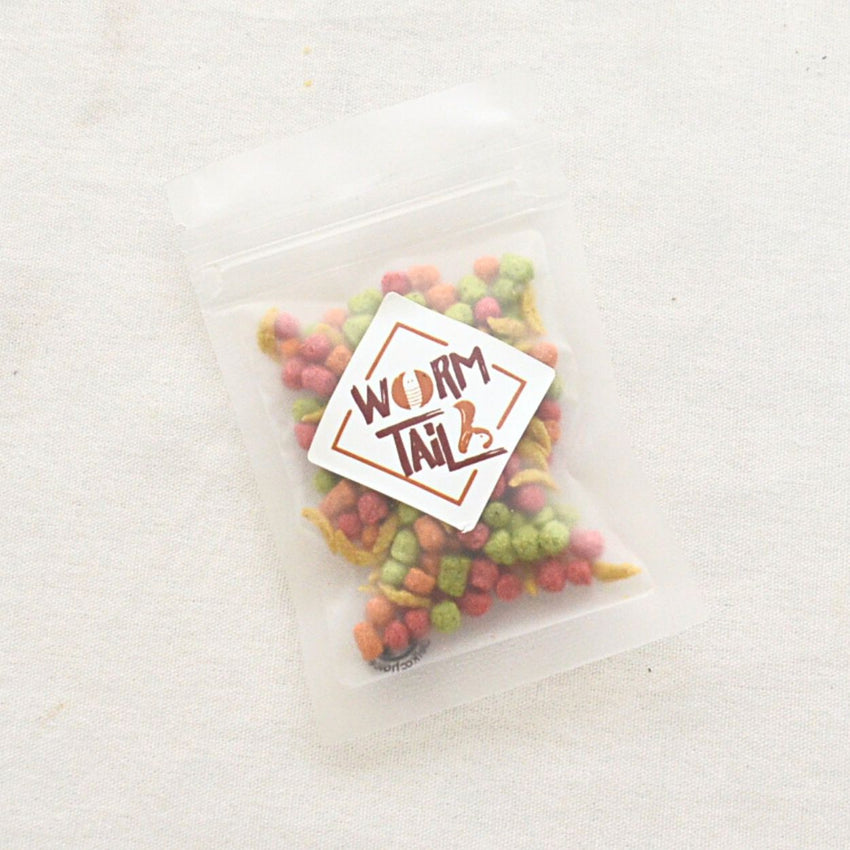 WORMTAIL Snack Hamster Fruit Crackers 10gr
