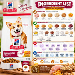 SCIENCEDIET Makanan Anjing Small Bite Chicken 2kg no type Tidak ada merek 