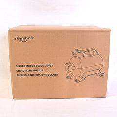 SHERNBAO SHD1800 Single Motor Force Dryer Blue - Pet Republic Indonesia