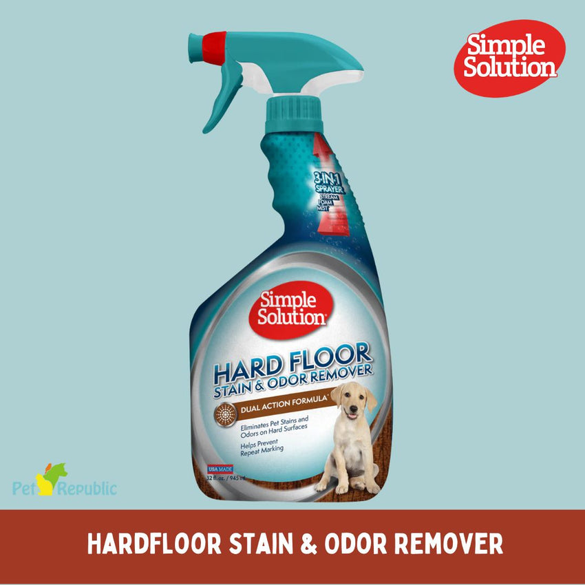 SIMPLESOLUTION Pembersih Kandang HARDFLOOR Stain and Odor Remover 946ml no type Tidak ada merek 
